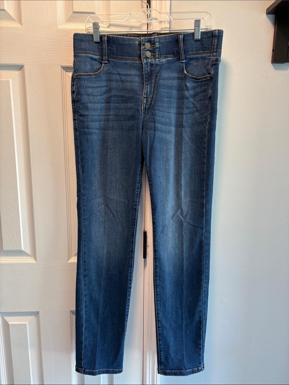 Nine West Women's Skinny Jeans in Dark Blue Wash